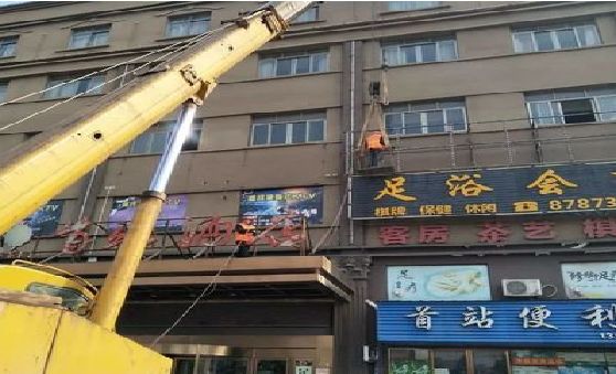 确山安装较高的门店招牌有什么好的方法？